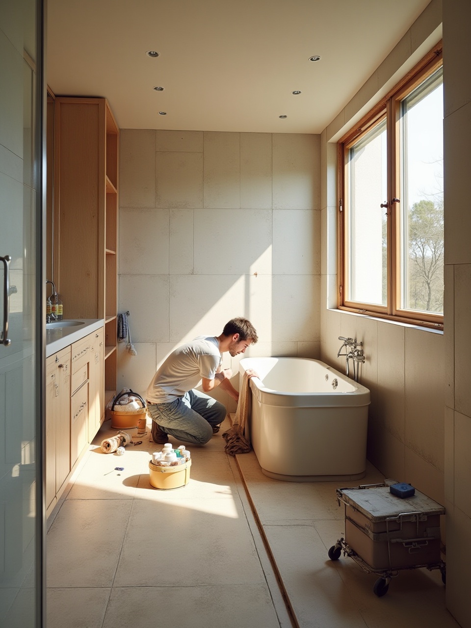 Bathroom remodeling and fixture installation
